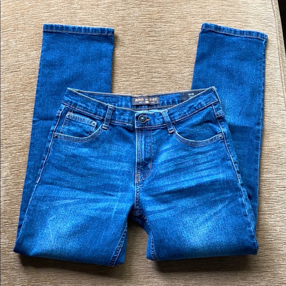 Like new boys slim fit jeans size 16